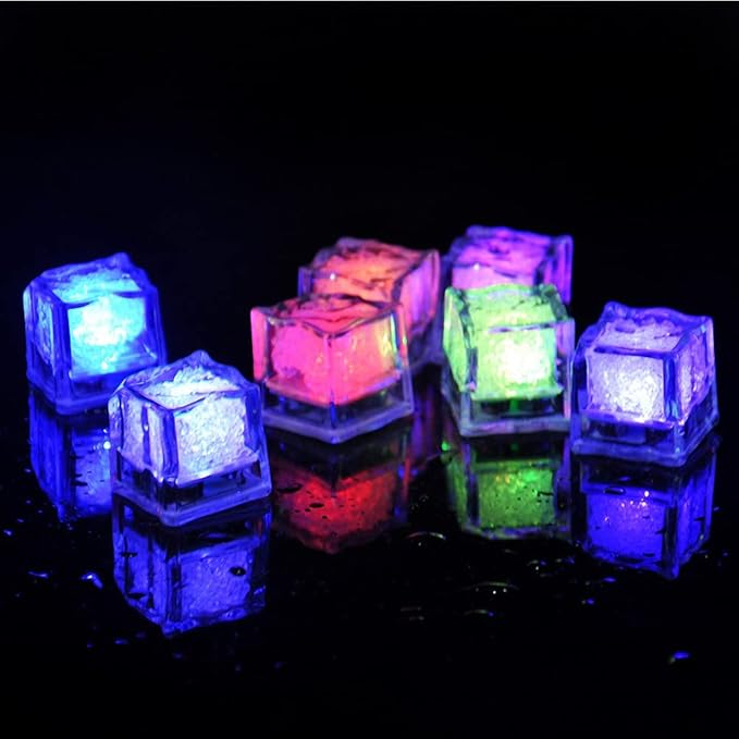 LED Ice Cubes – Set of 12