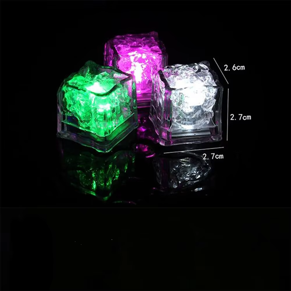 LED Ice Cubes – Set of 12